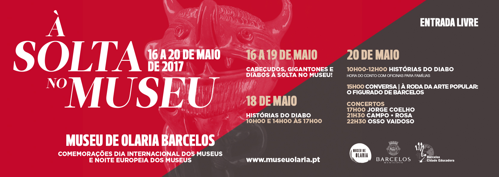 Cabeçudos, gigantones e diabos à solta no Museu