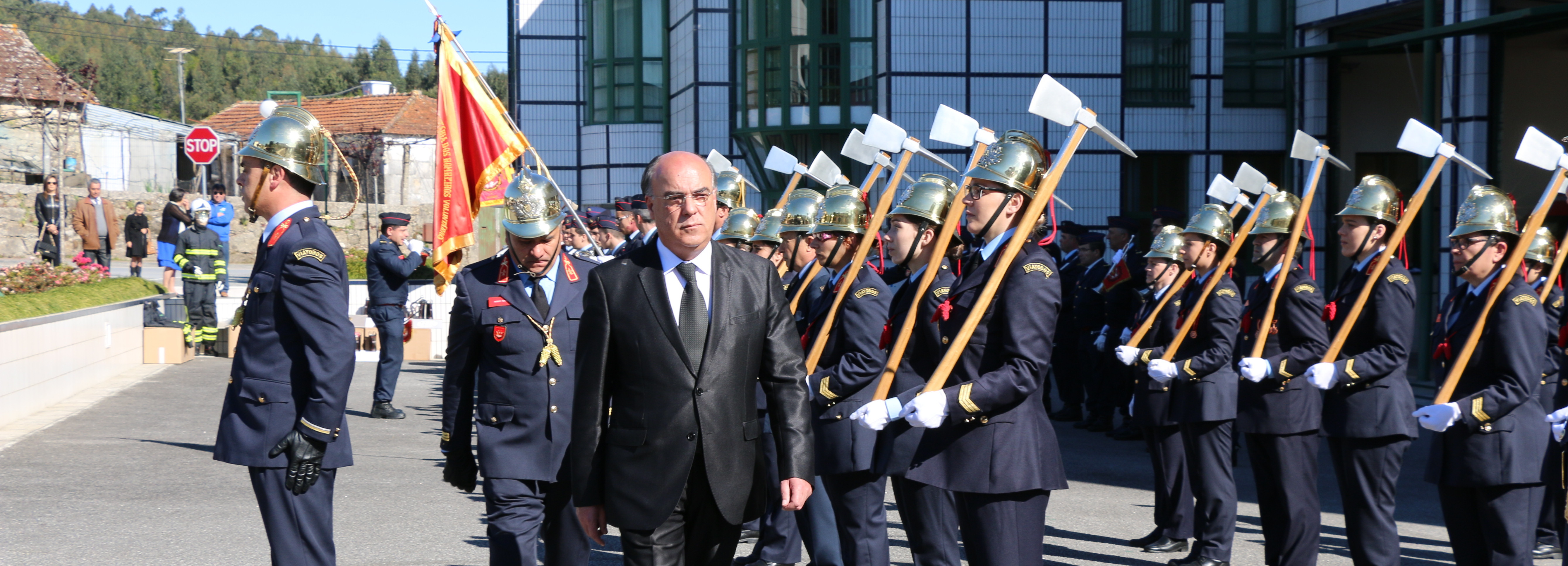 Presidente da Câmara na cerimónia do 33.º aniversário dos Bombeiros de Viatodos