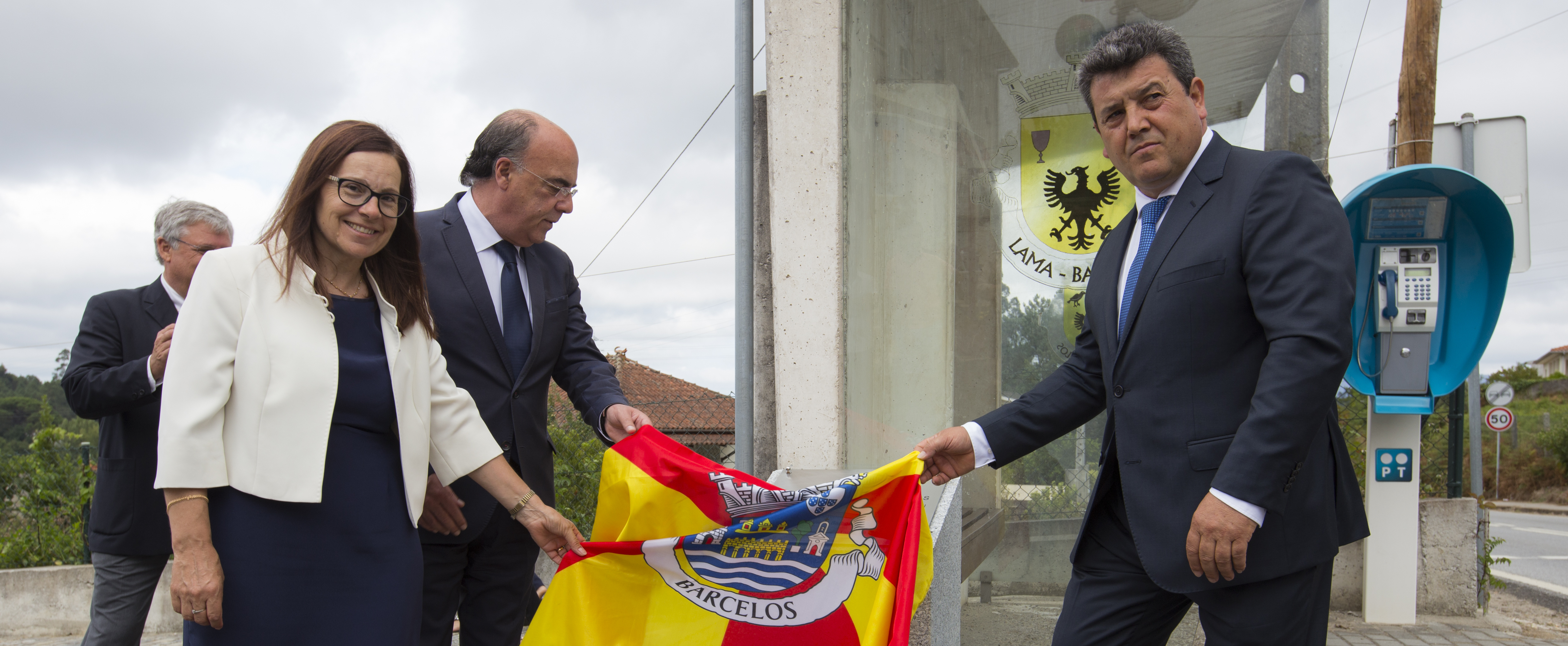 Presidente da Câmara inaugura obras na freguesia da Lama