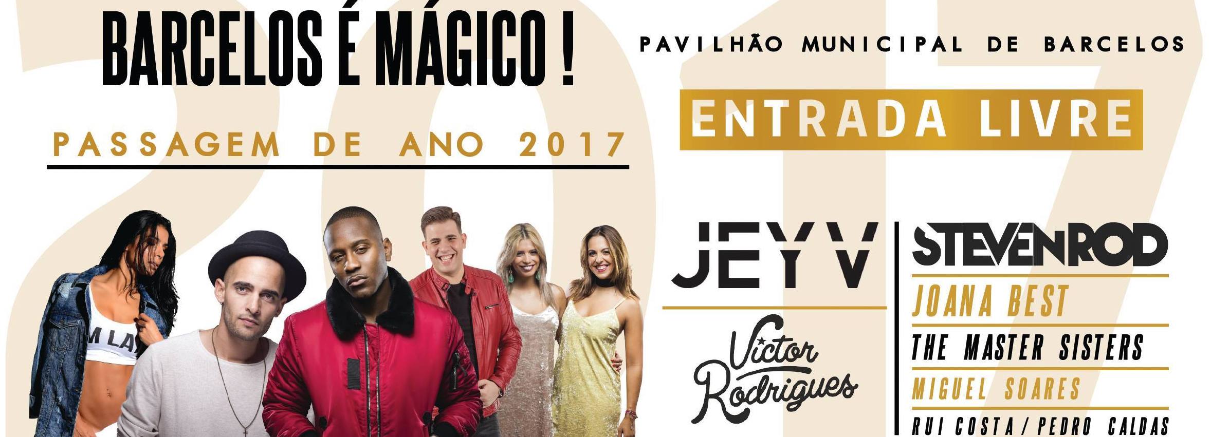 Passagem de ano gratuita com Jey V e Victor Rodrigues