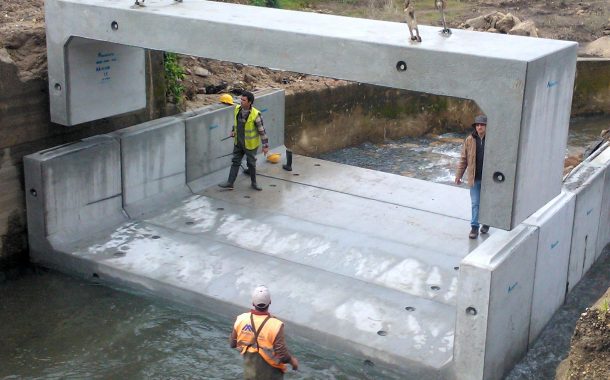 reconstrução de pontão em creixomil marca iníci...