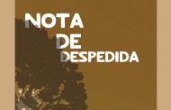 “nota de despedida” é o primeiro romance de dan...