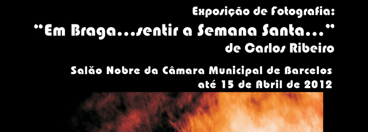 Exposição de fotografia sobre a Semana Santa no Salão Nobre