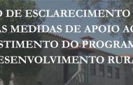 sessão de esclarecimento sobre medidas de apoio...