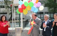 presidente da câmara inaugura espaço infantil n...