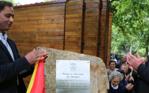 presidente da câmara inaugurou parque de merend...