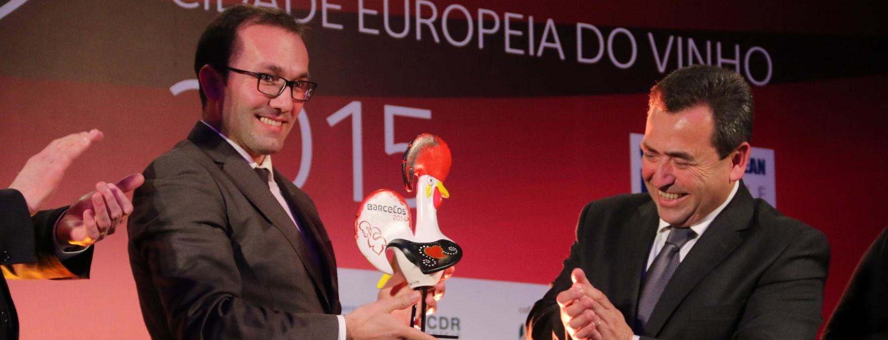 Barcelos distinguido com Diploma de Mérito na Gala da Cidade Europeia do Vinho