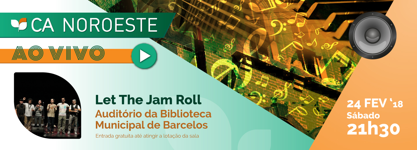 Let the Jam Roll atuam no auditório da Biblioteca Municipal de Barcelos