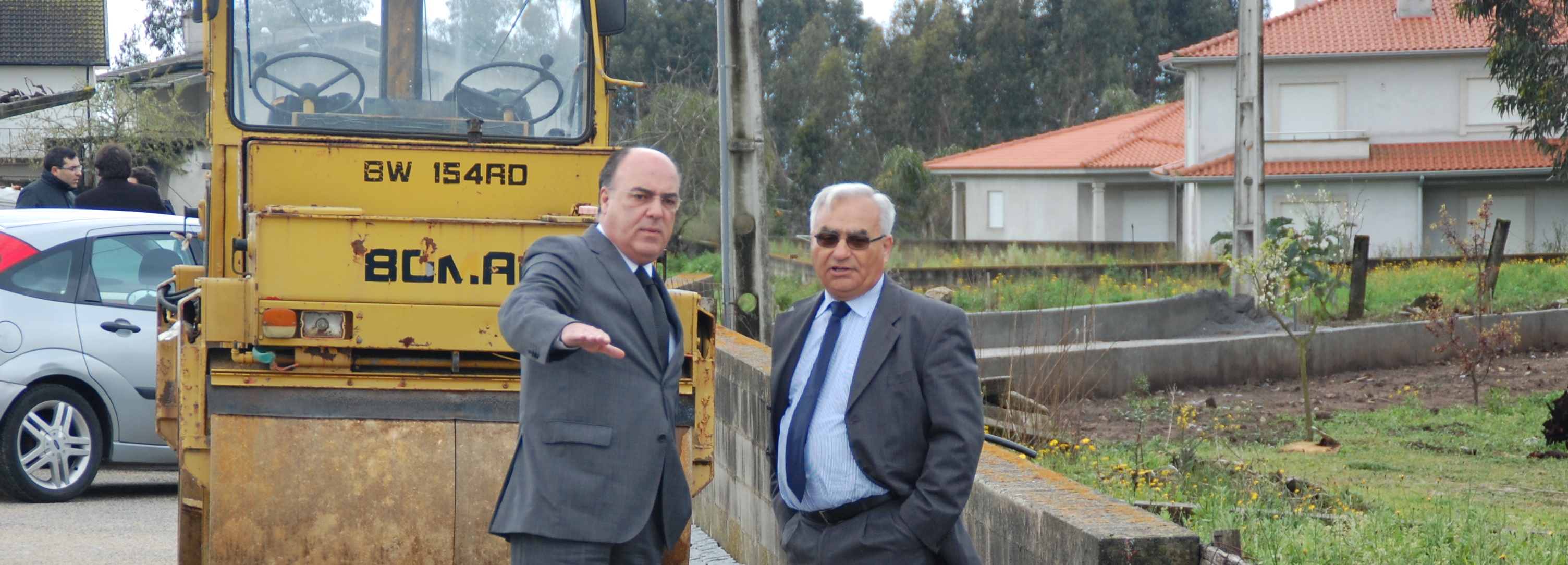 Presidente da Câmara lançou primeira pedra da casa mortuária e visitou obras em Vila Seca