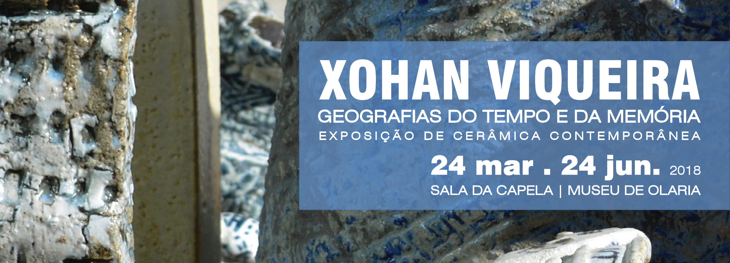 Xohan Viqueira em exposição no Museu de Olaria