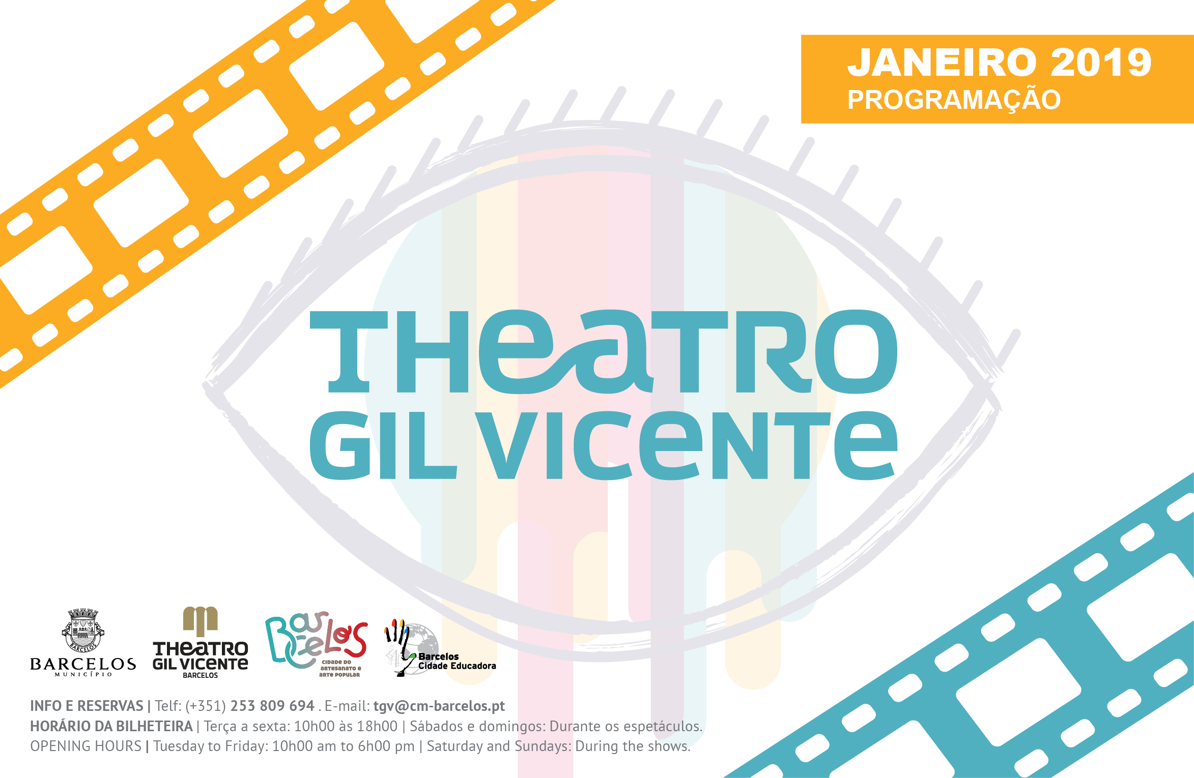 Janeiro com música, teatro, cinema e dança no Teatro Gil Vicente