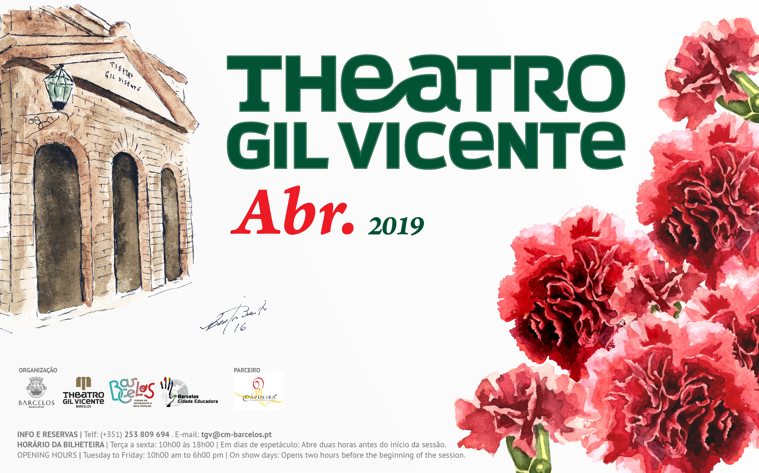 Diversidade marca programação de abril do Teatro Gil Vicente