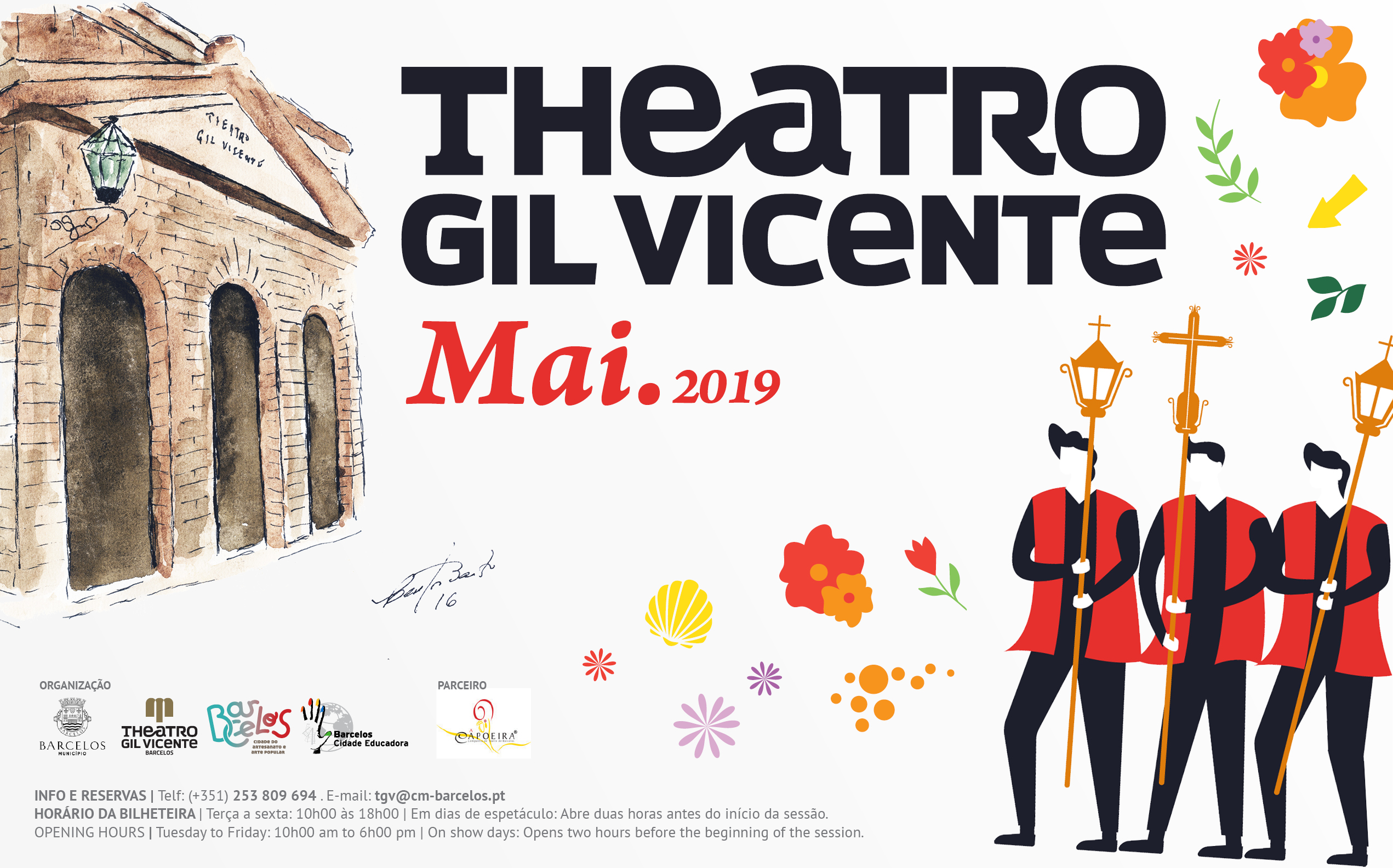 Diversidade marca programação de maio do Theatro Gil Vicente