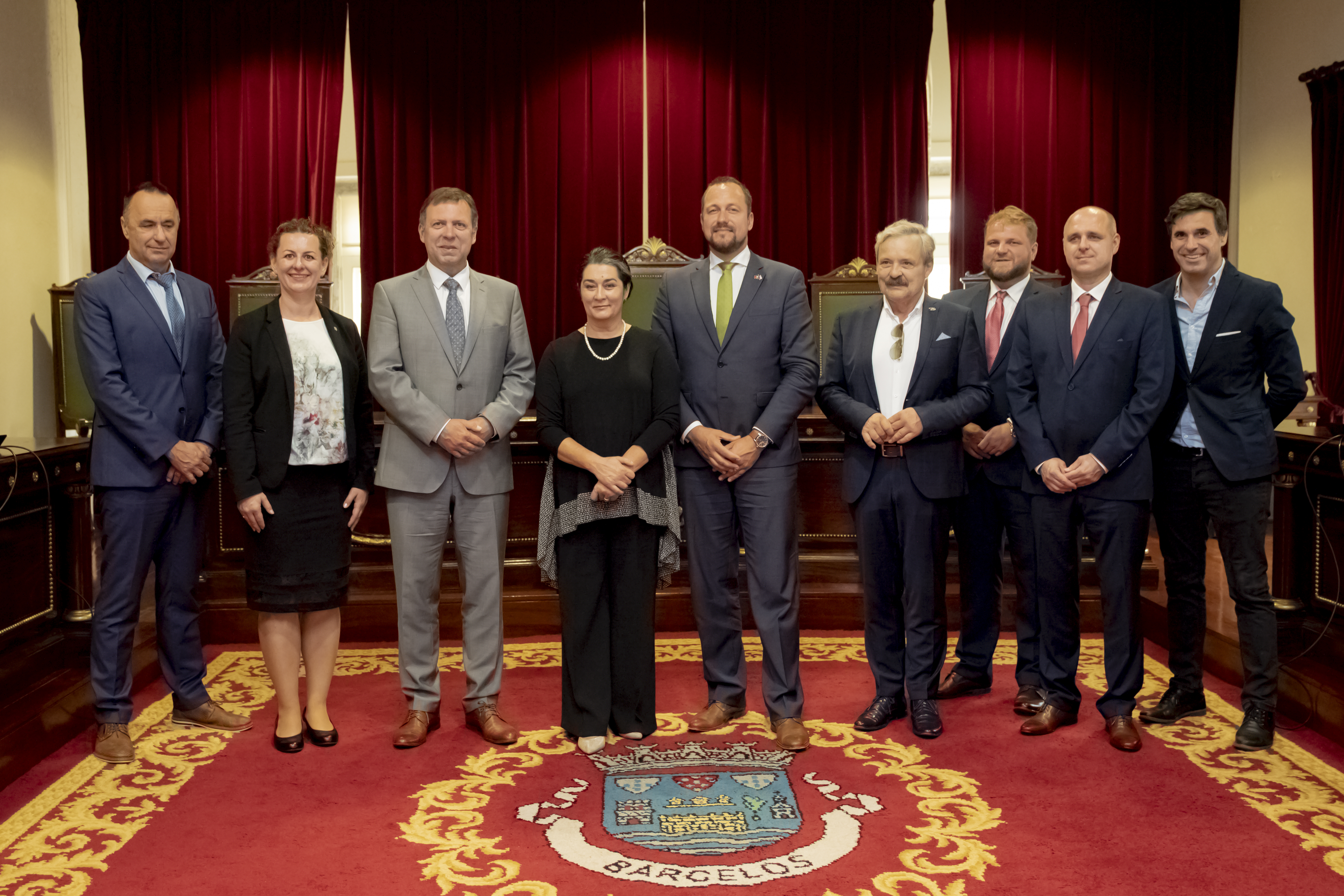 Embaixador da República Checa e delegação do município checo Uherské Hradiště recebidos nos Paços do Concelho