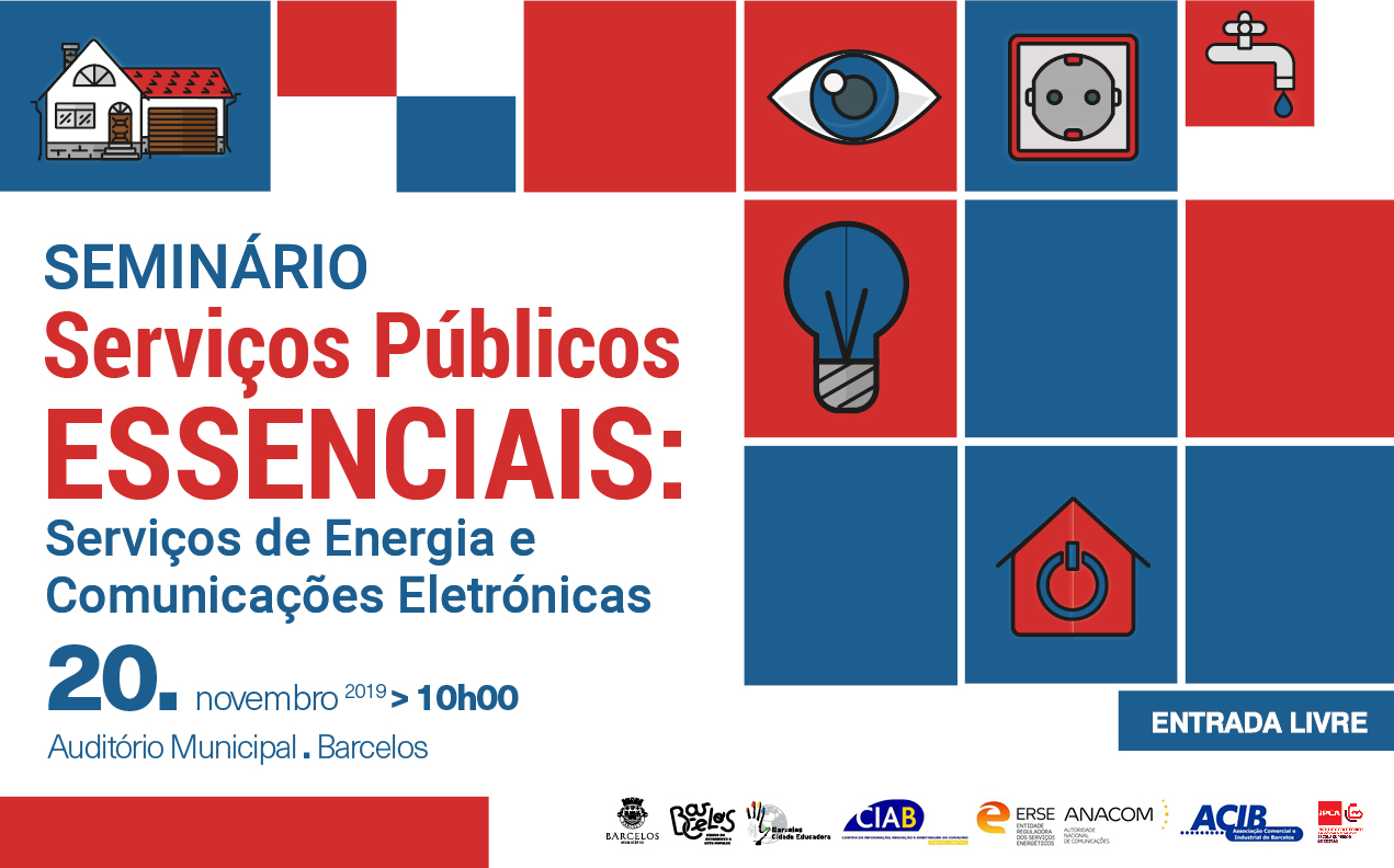 Serviços de Energia e Comunicações Eletrónicas em debate no   Auditório Municipal