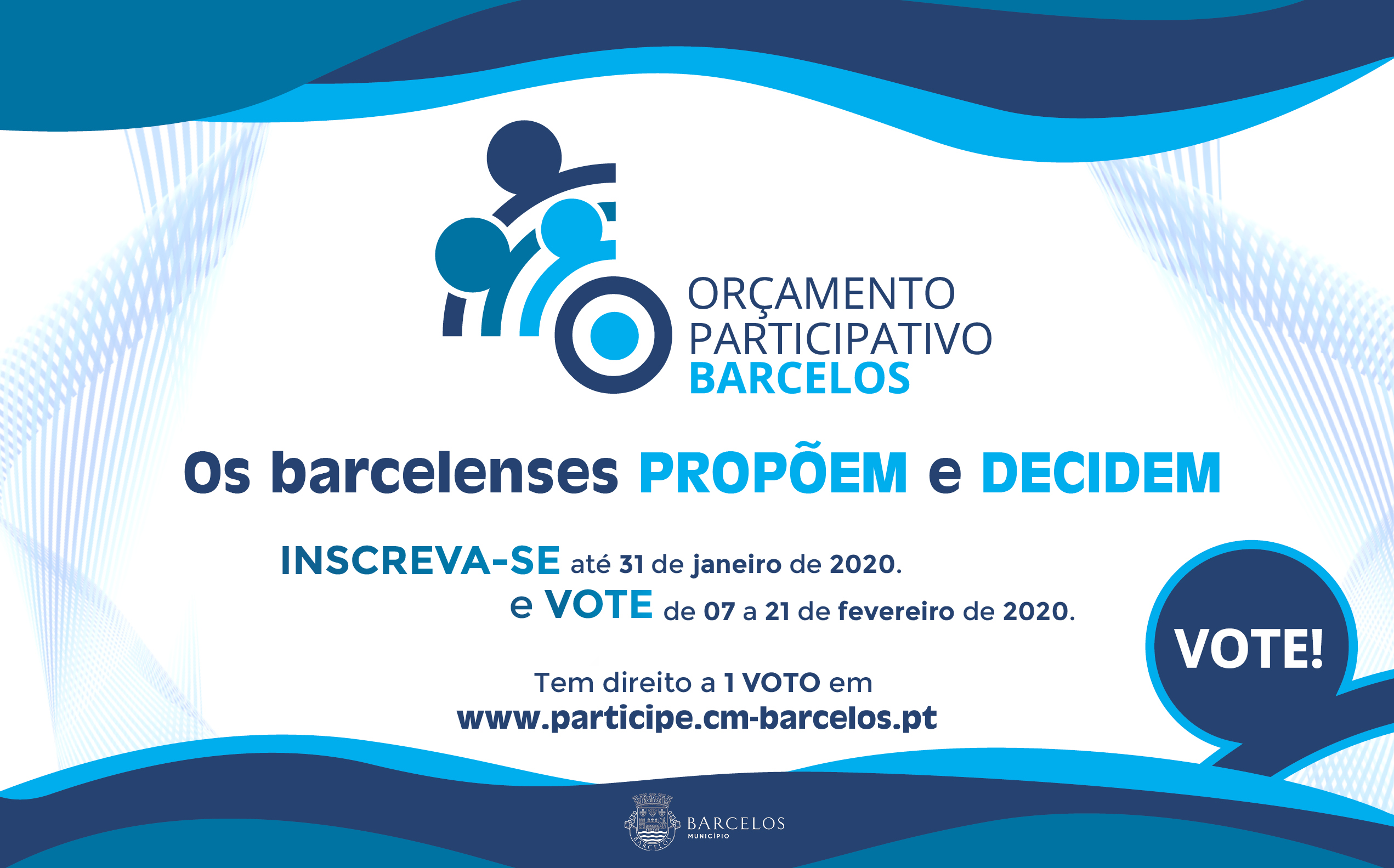 Já são conhecidos os projetos aprovados no Orçamento Participativo de Barcelos 2019