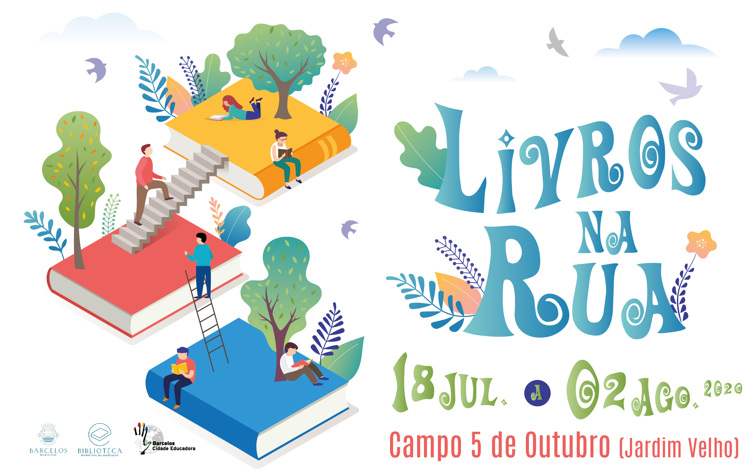 'Livros na Rua' no Campo 5 de outubro