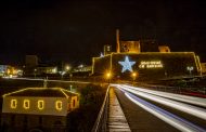 iluminação de natal instalada nas ruas de barcelos