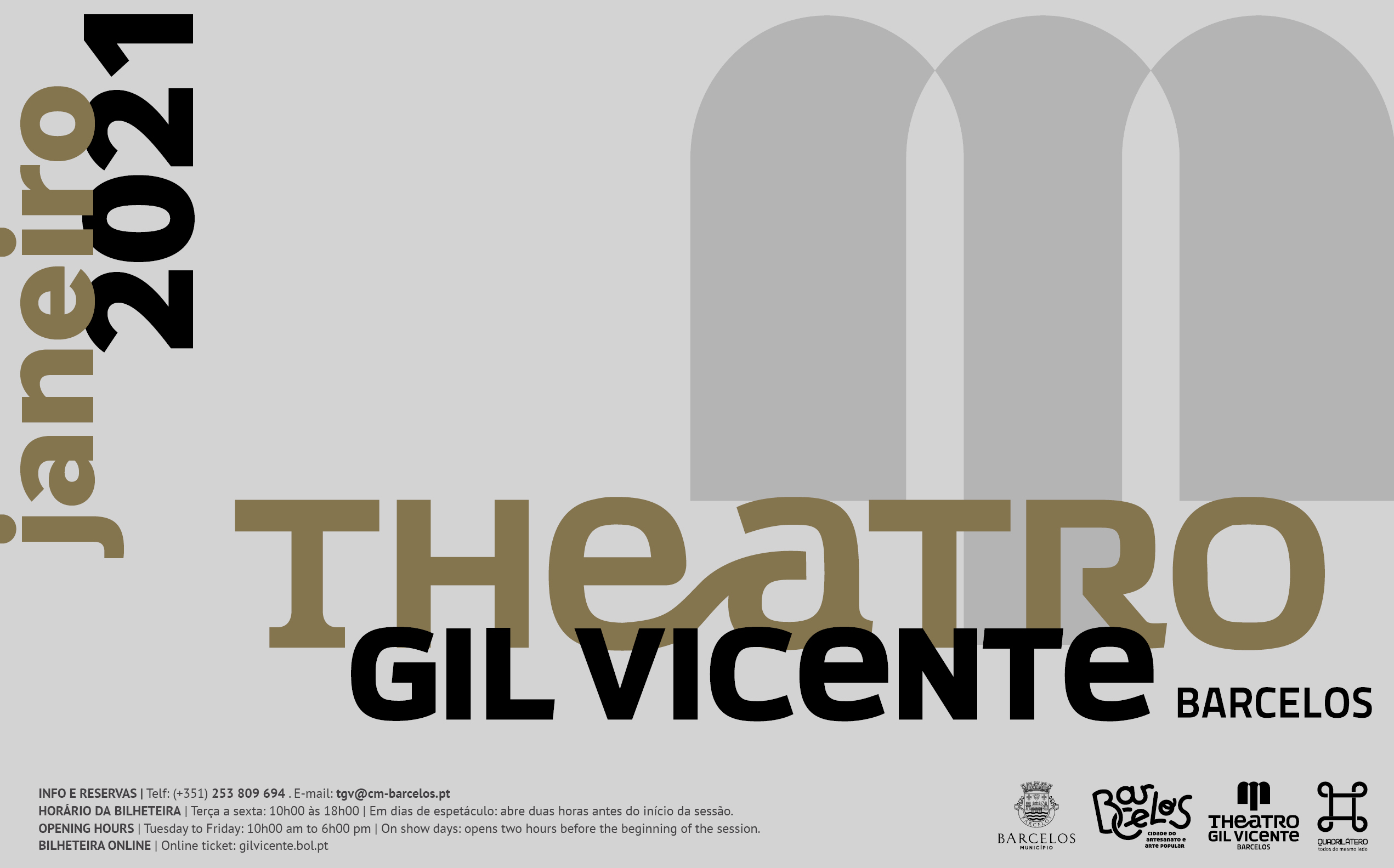 Theatro Gil Vicente inicia 2021 com programação especial