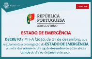 decreto n.º11-a/2020, de 21 de dezembro, que re...