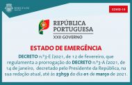 decreto n.º3-e/2021, de 12 de fevereiro, que re...