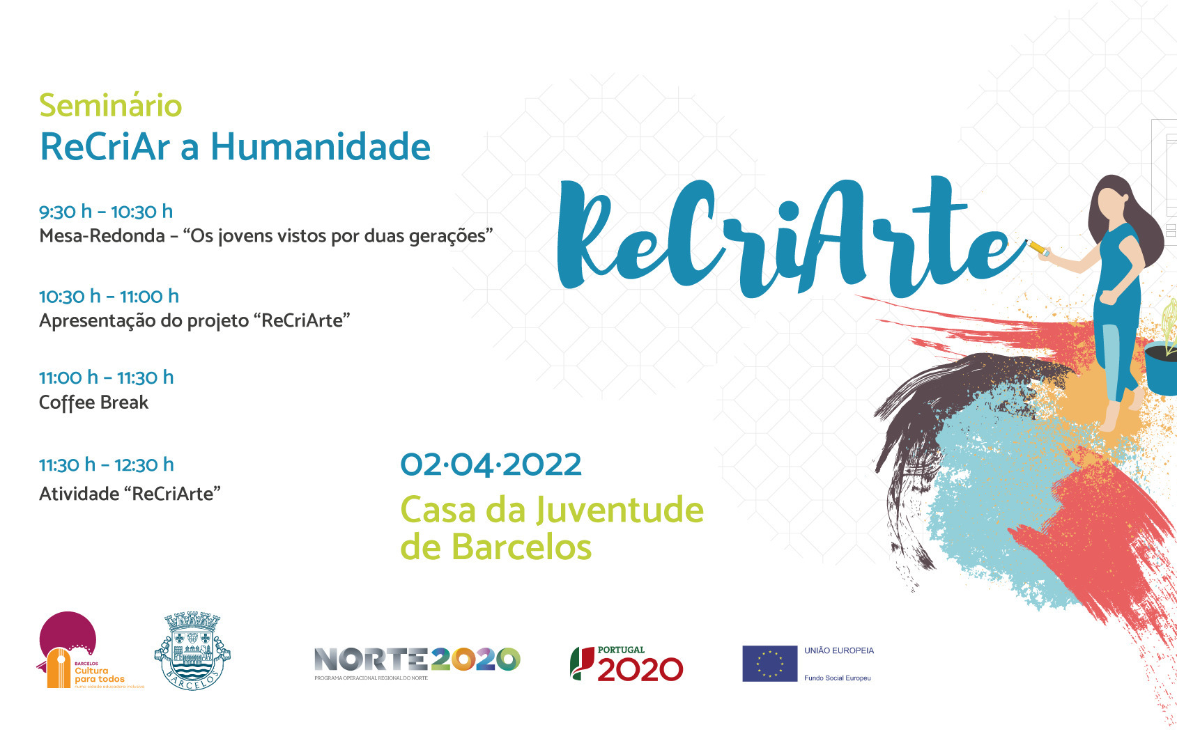 Seminário “Recriar a Humanidade”, na Casa da Juventude