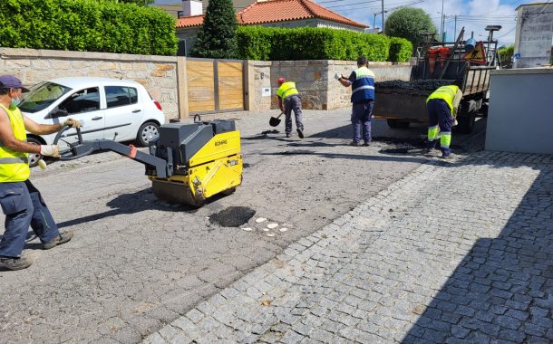 reparação de pavimentos em macieira e negreiros