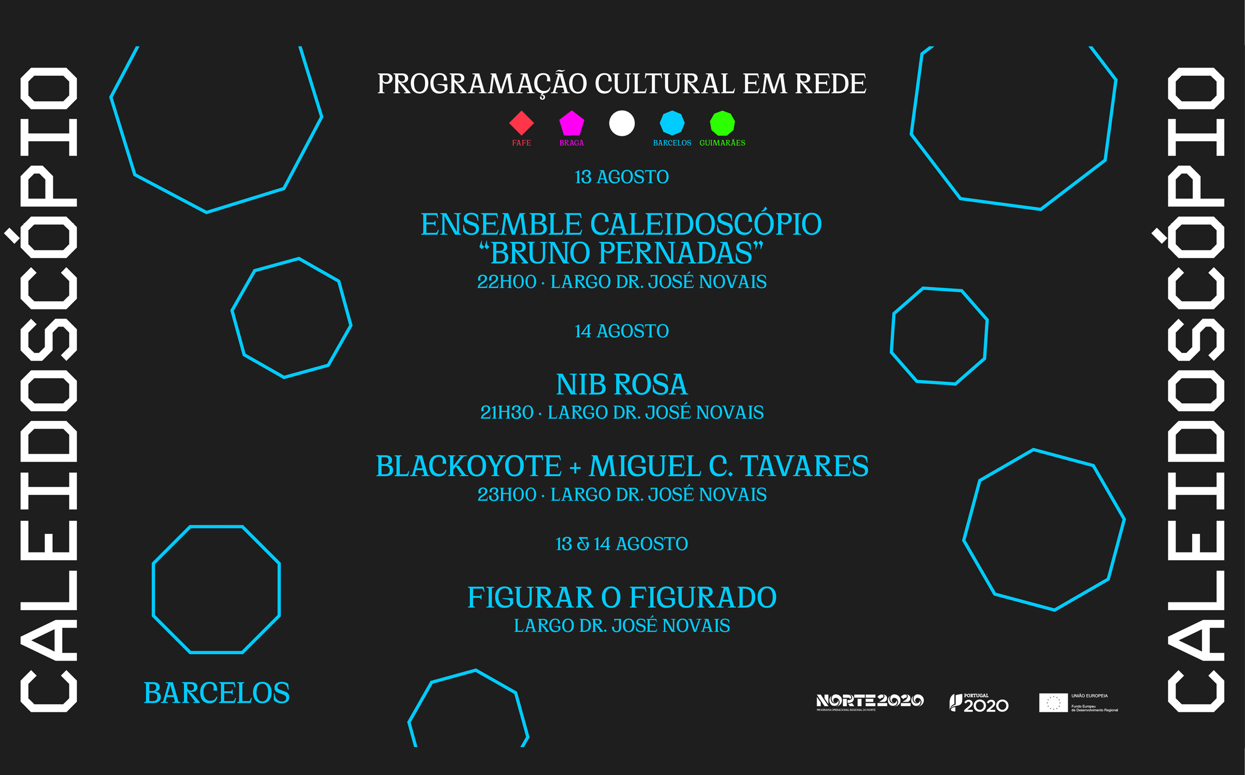 Caleidoscópio com concertos do Ensemble Caleidoscópio com Bruno Pernadas e Blackoyote + Miguel C. Tavares