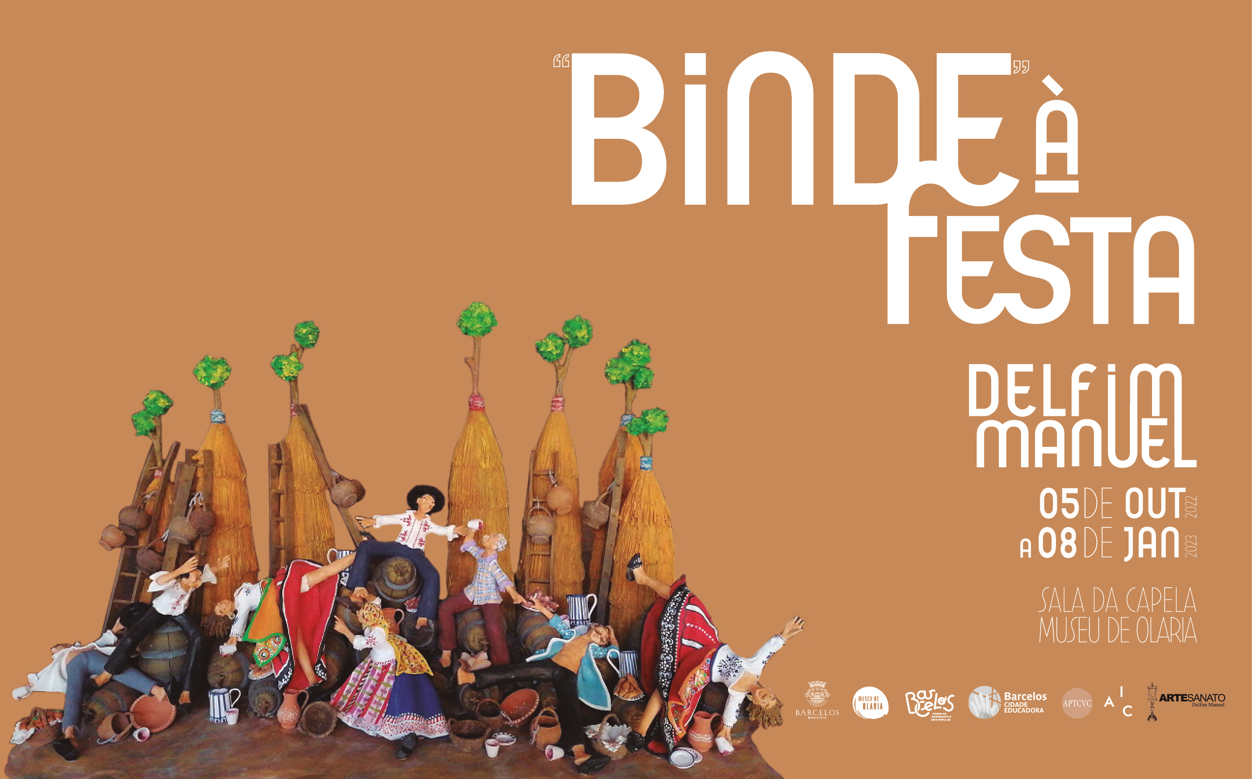 Museu de Olaria recebe exposição “Binde à Festa” de Delfim Manuel