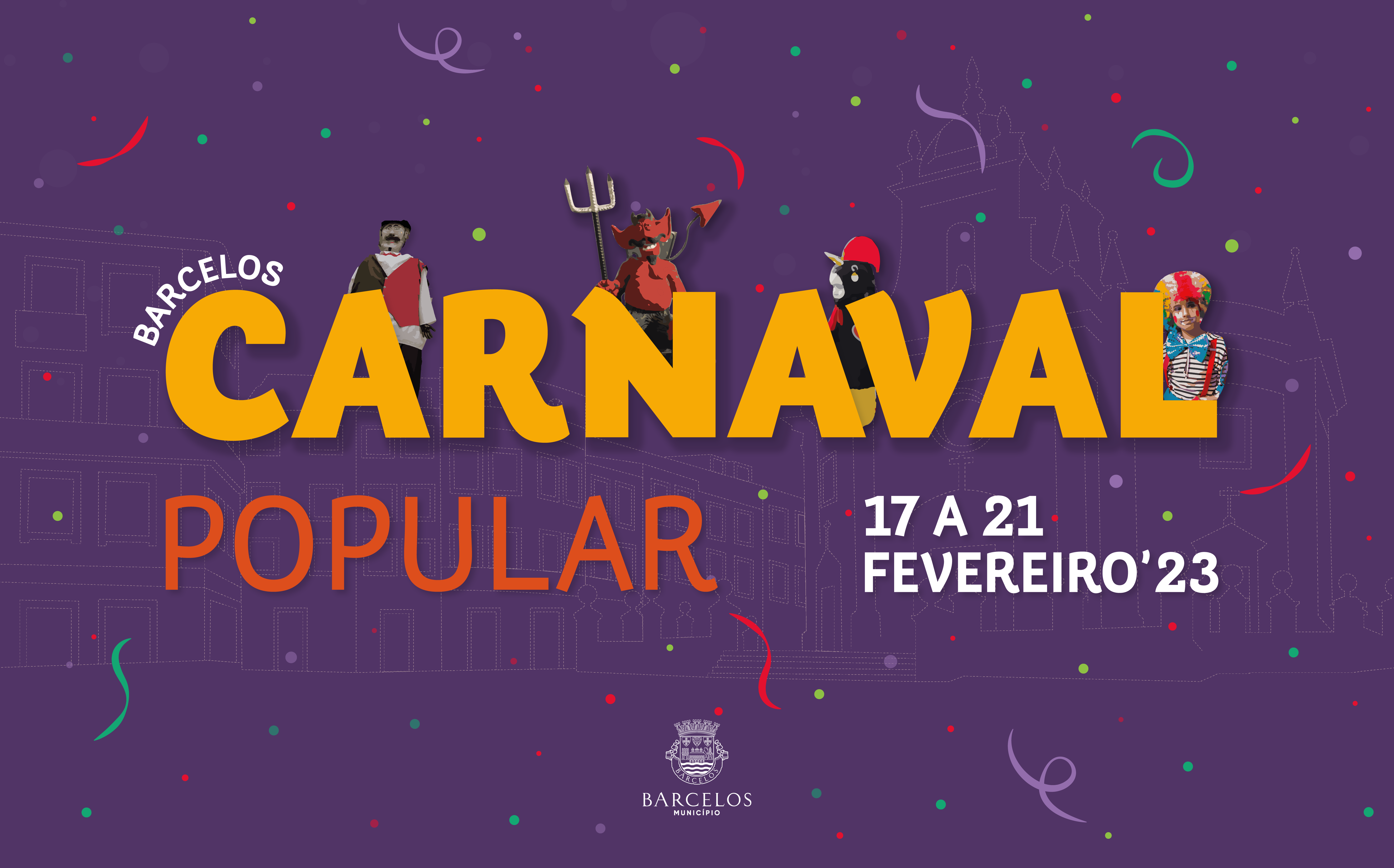 Carnaval Popular de Barcelos com quatro dias de festejos