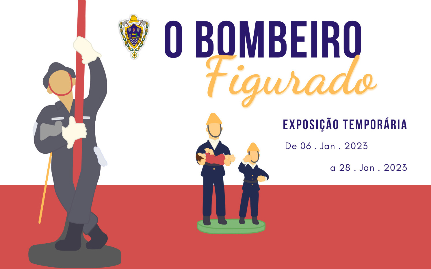 “O Bombeiro Figurado” no Salão Nobre dos Paços do Concelho