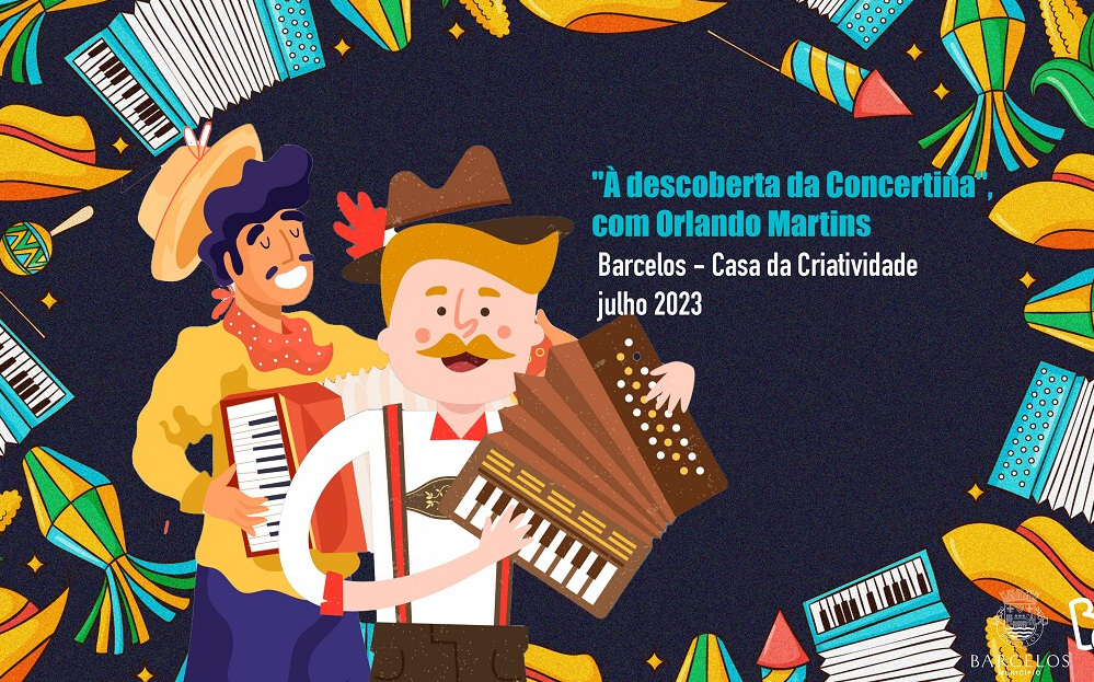 Casa da Criatividade promove oficinas “À Descoberta da Concertina” e “Sonoridades do Cavaquinho”