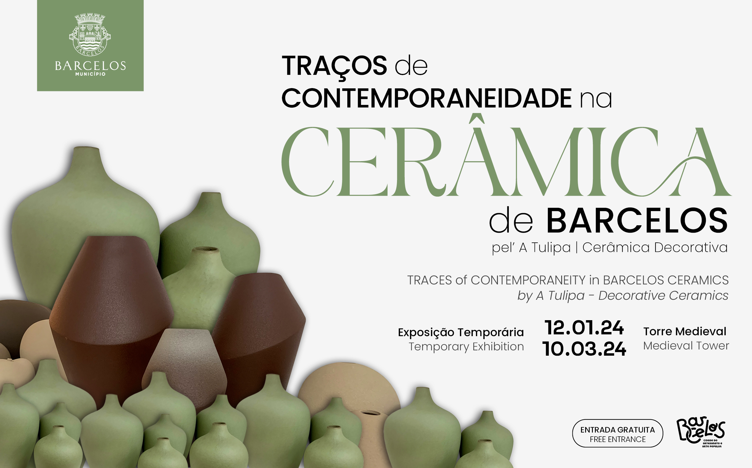 Exposição “Traços de contemporaneidade na Cerâmica de Barcelos”