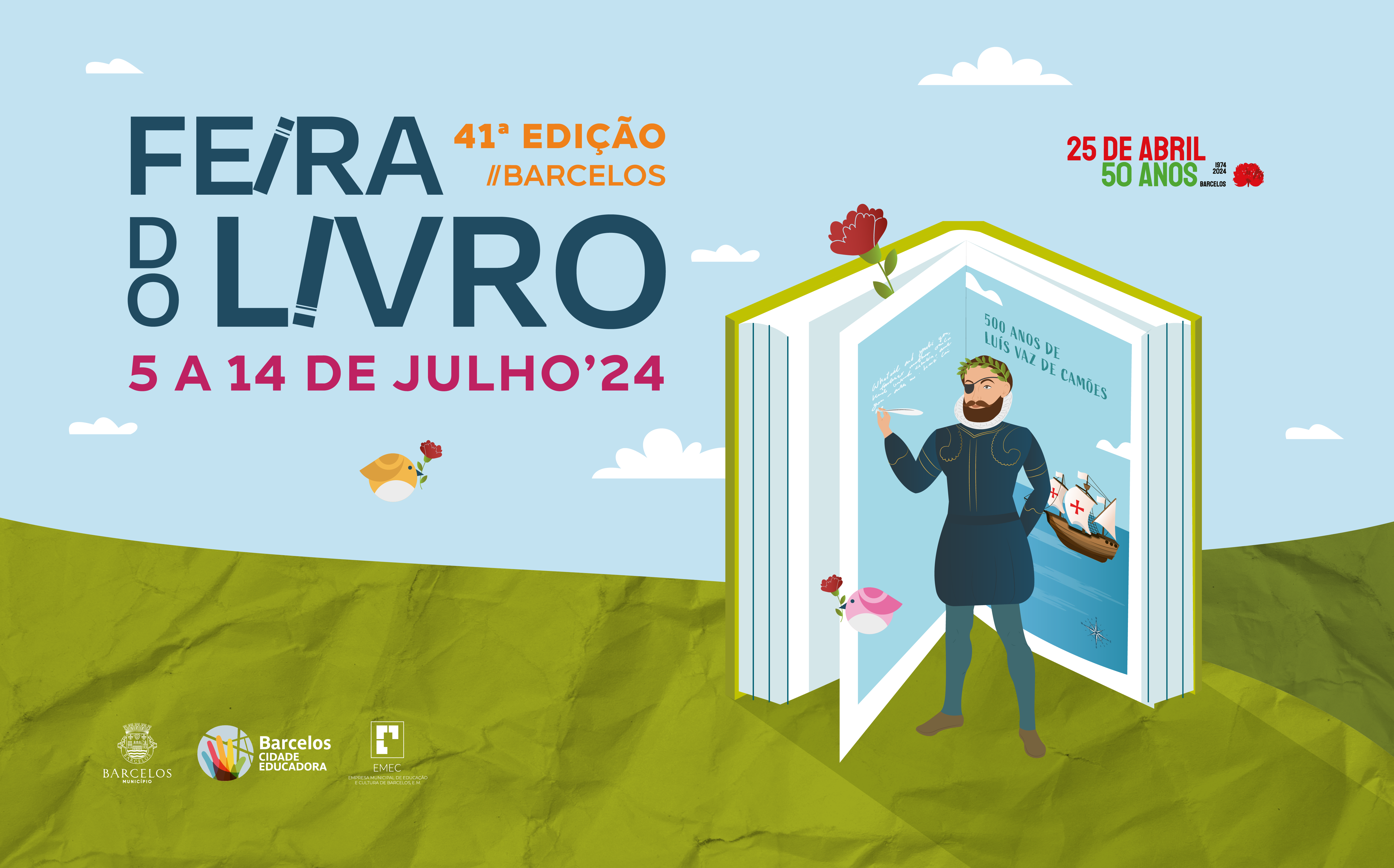 Literatura, Música, Teatro e Animação marcam a Feira do Livro de Barcelos