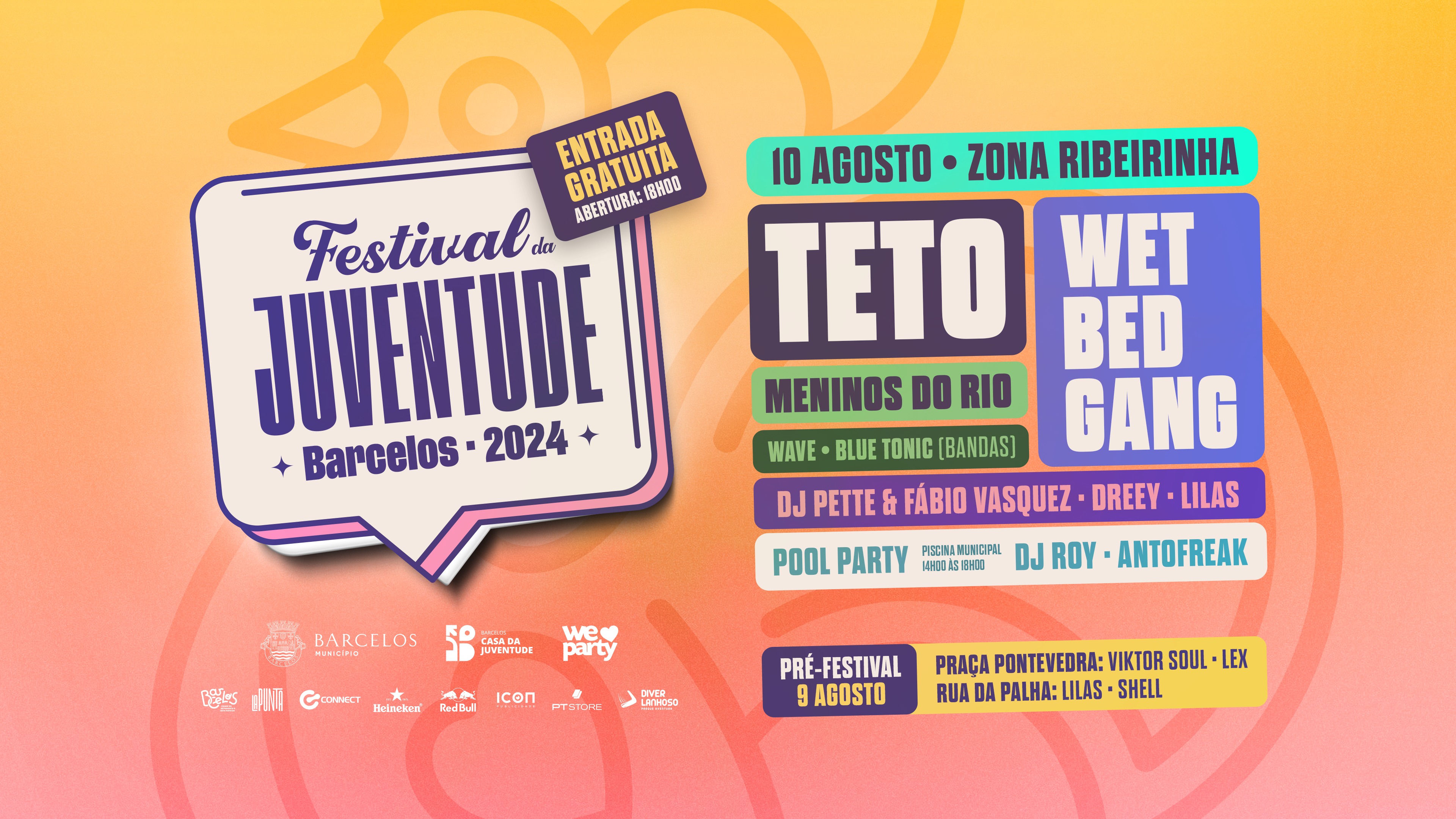 Barcelos promove Festival da Juventude a 9 e 10 de agosto