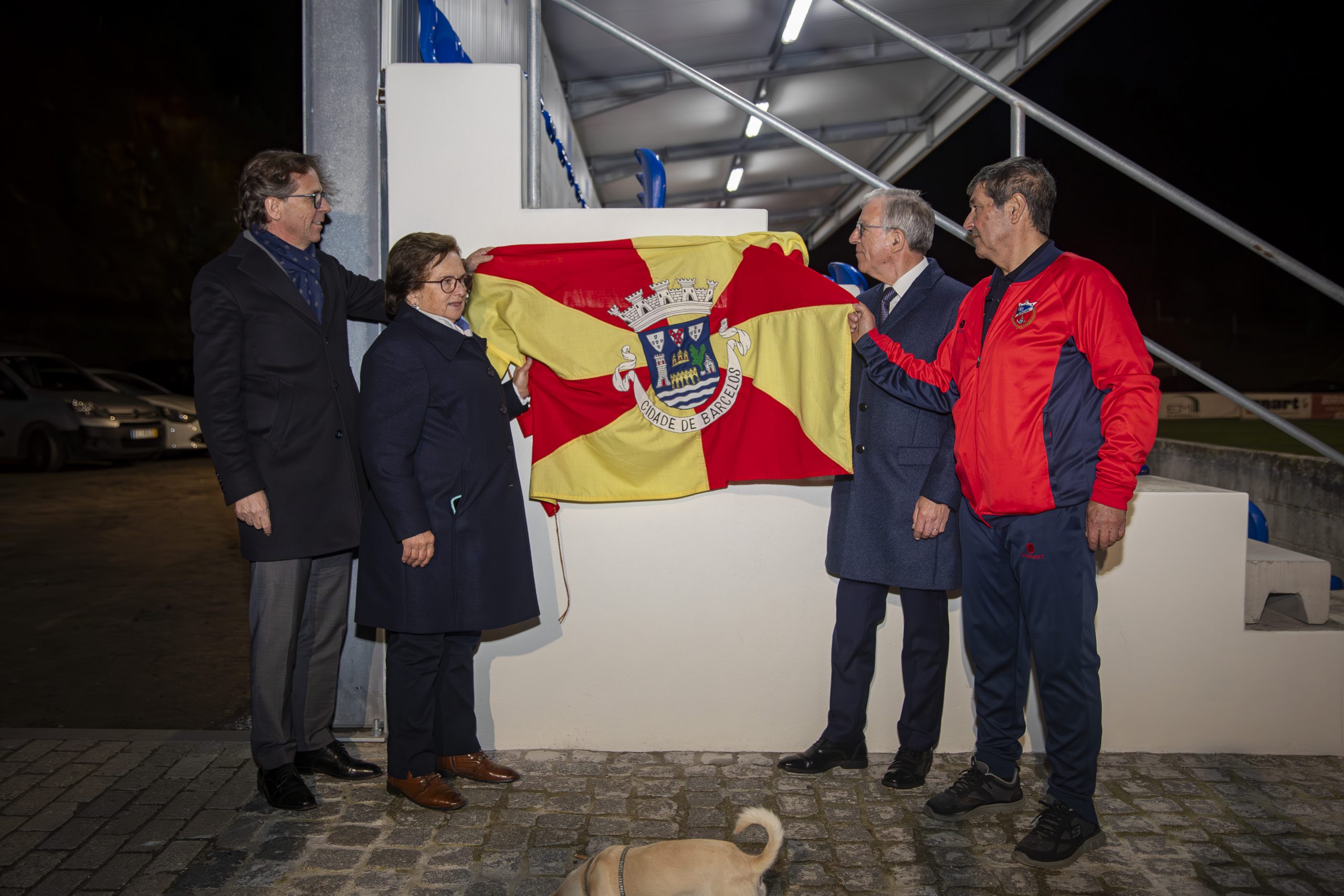 Associação Desportiva Juventude S. Martinho inaugurou nova bancada e rua de acesso ao parque desportivo